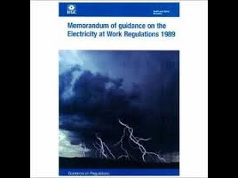 Electricity at Work Regulations 1989: Legal Framework Overview