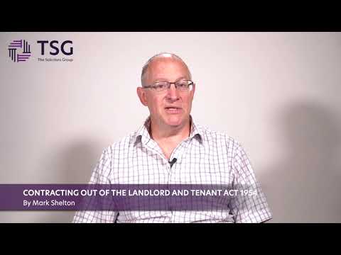 Contracting Out of the 1954 Act in UK Legal Practice