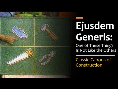 The Role of Ejusdem Generis in UK Legal Interpretation