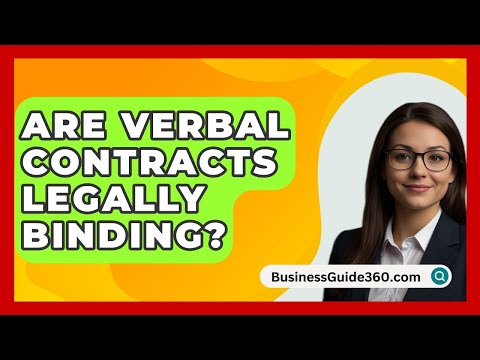 Verbal Contracts and Their Legal Binding in the UK