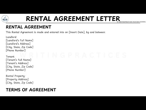 Basic Rental Agreement Form in UK Legal Practice